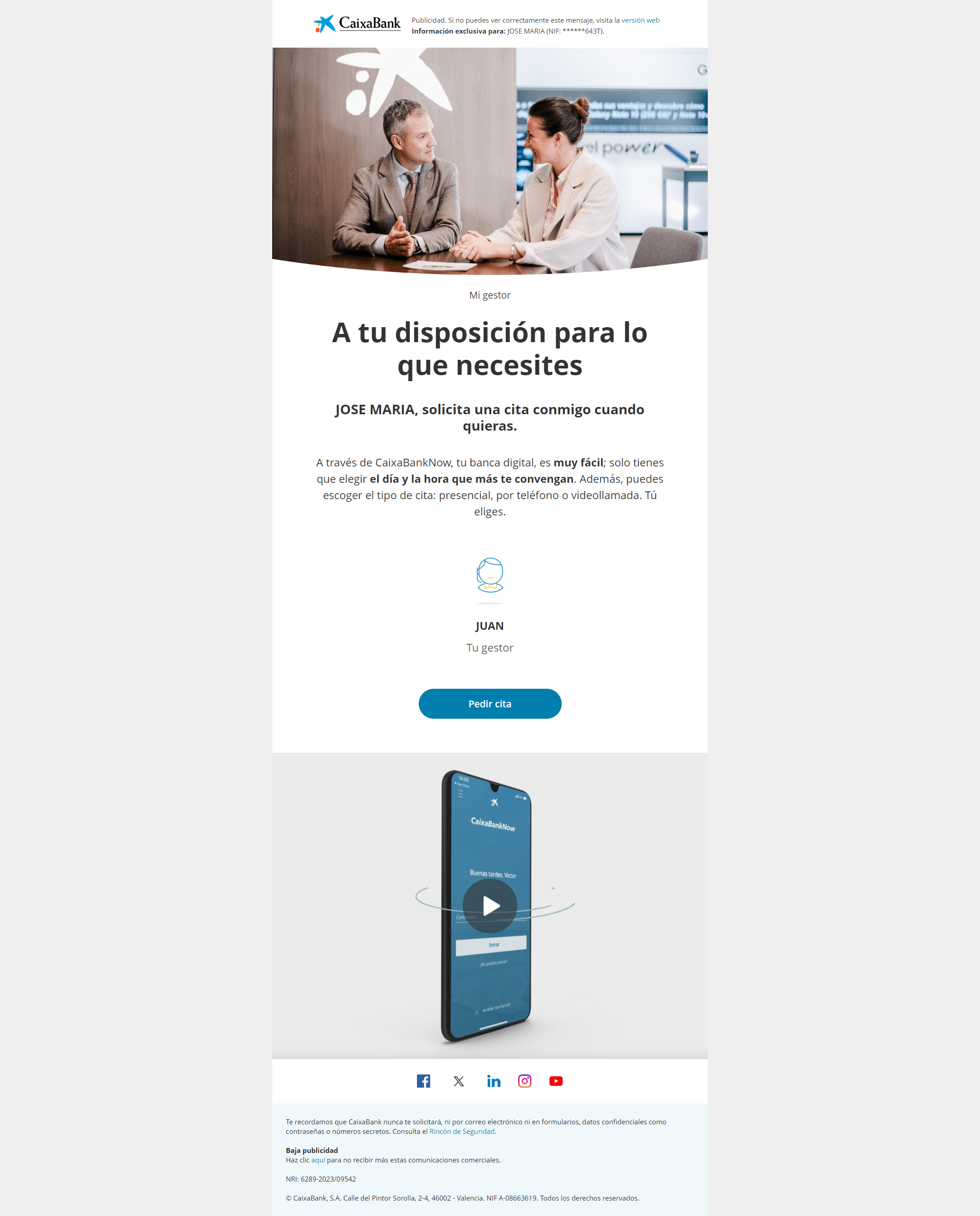 System.io Newsletter Examples CAIXABANK - Newsletter Design System